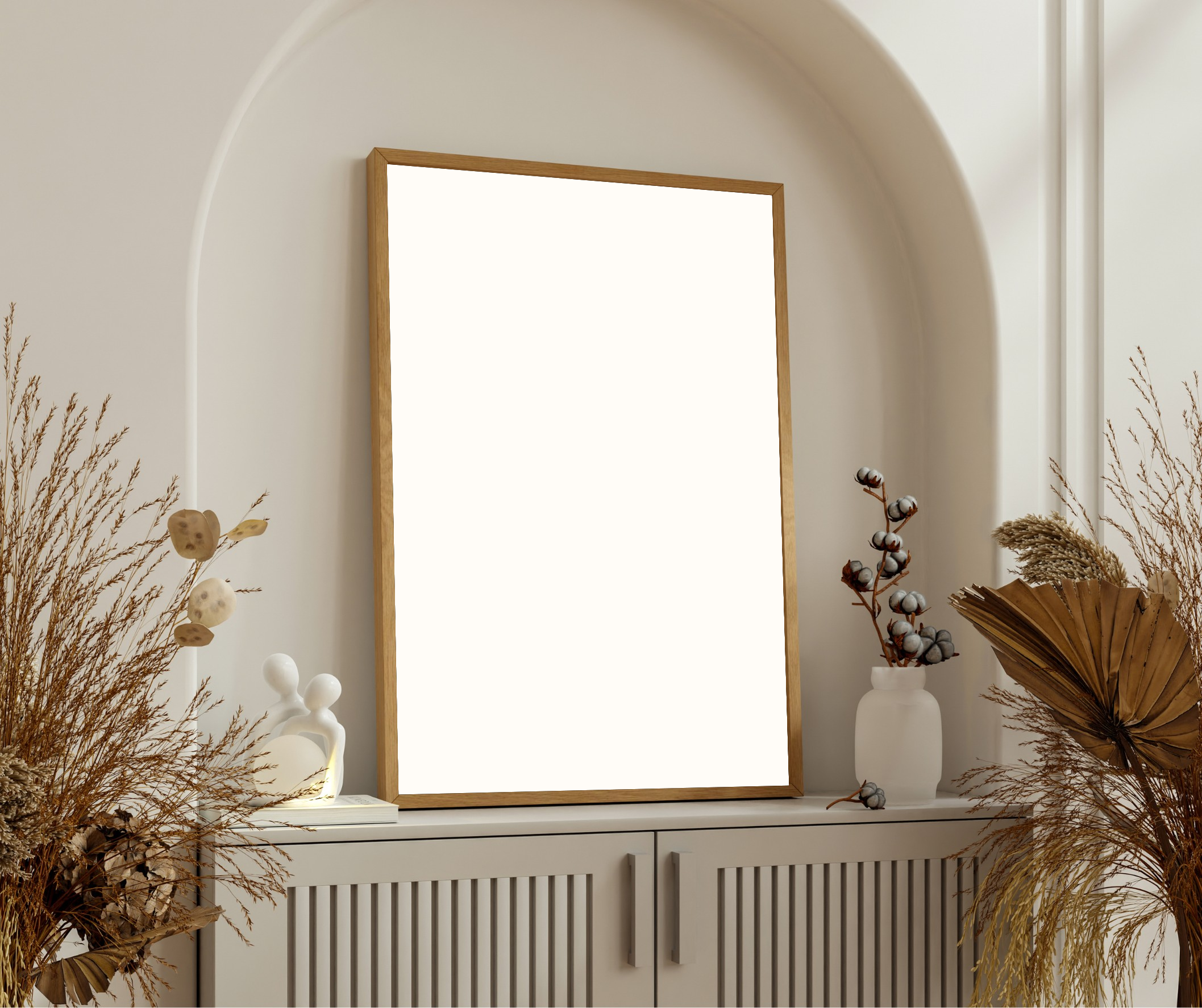 Classic interior with decorative niche